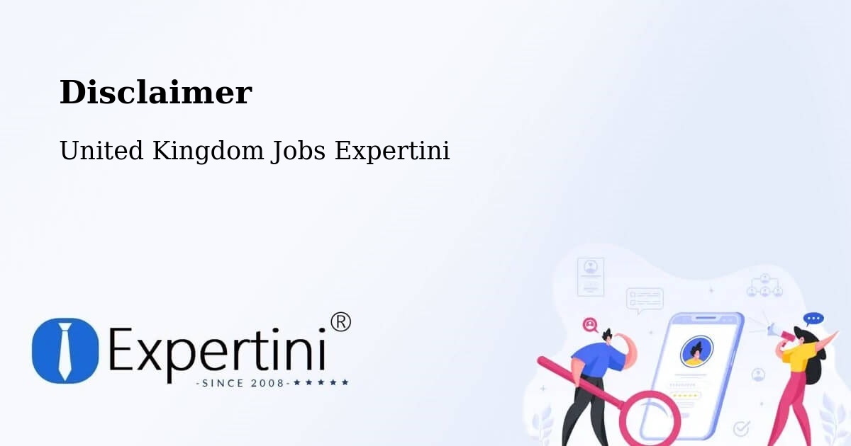 Disclaimer – North Baddesley - United Kingdom Jobs Expertini